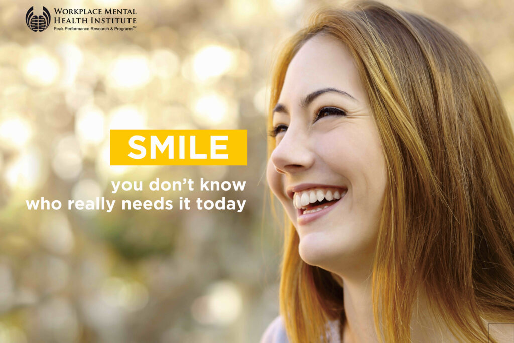 mental health poster smile